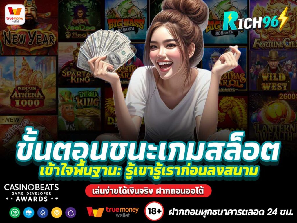 ขั้นตอนชนะเกมสล็อต