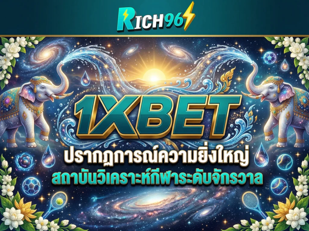 1XBET ปรากฏการณ์ความยิ่งใหญ่ สถาบันวิเคราะห์กีฬาระดับจักรวาล