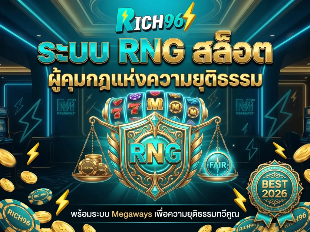 ระบบ RNG สล็อต ผู้คุมกฎแห่งความยุติธรรม BEST 2026