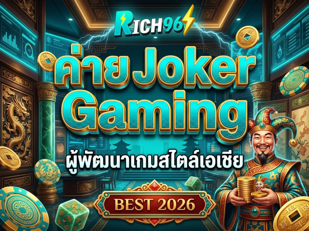 ค่าย Joker Gaming ผู้พัฒนาเกมสไตล์เอเชีย BEST 2026