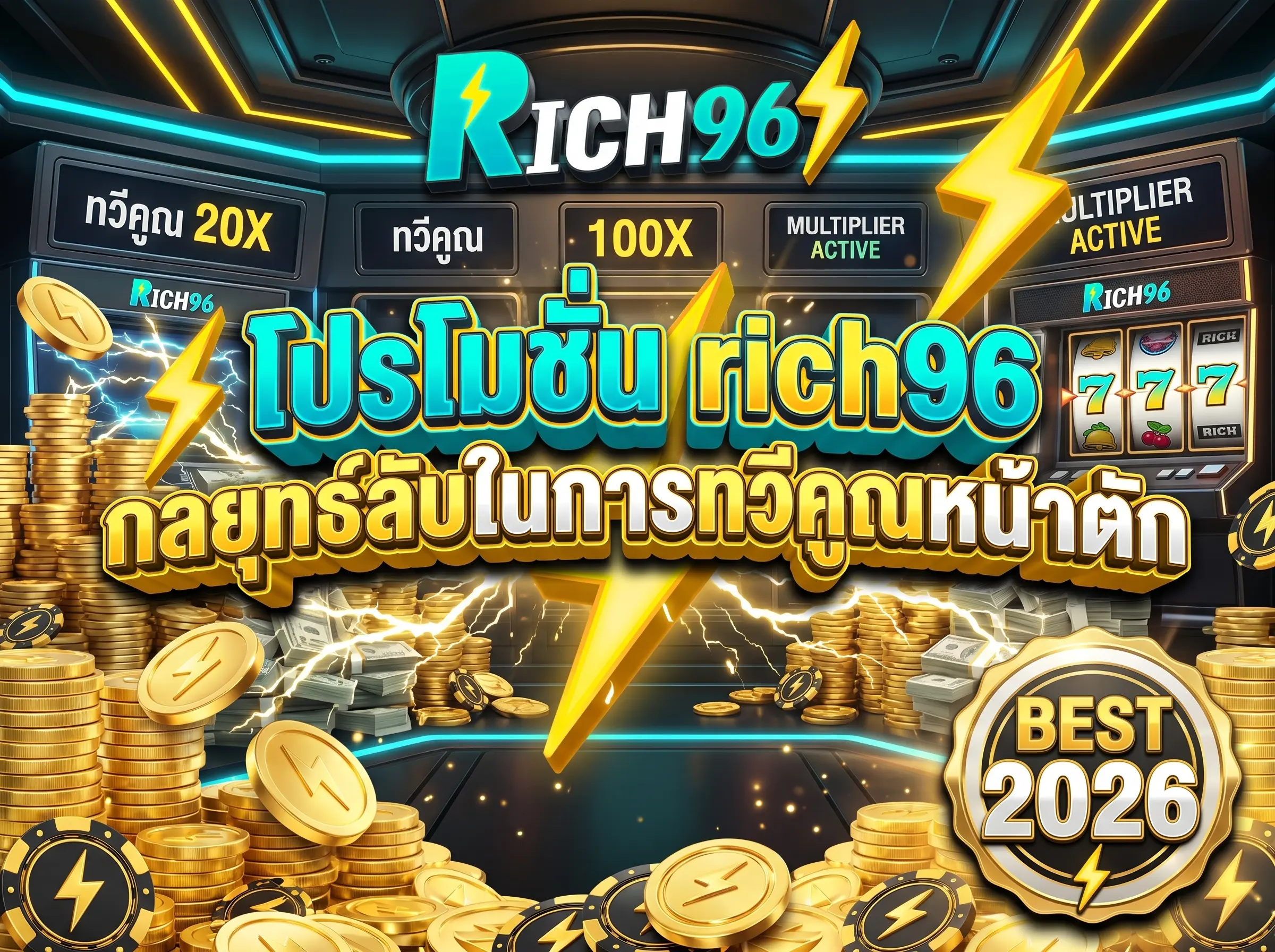โปรโมชั่น rich96 กลยุทธ์ลับในการทวีคูณหน้าตัก BEST 2026